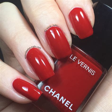 chanel vernis rouge noir|Chanel Rouge puissant nail polish.